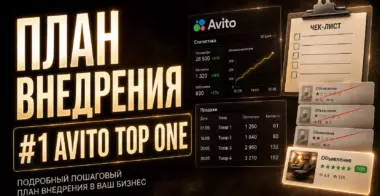 Самый актуальный пошаговый план внедрения методики Avito TOP One