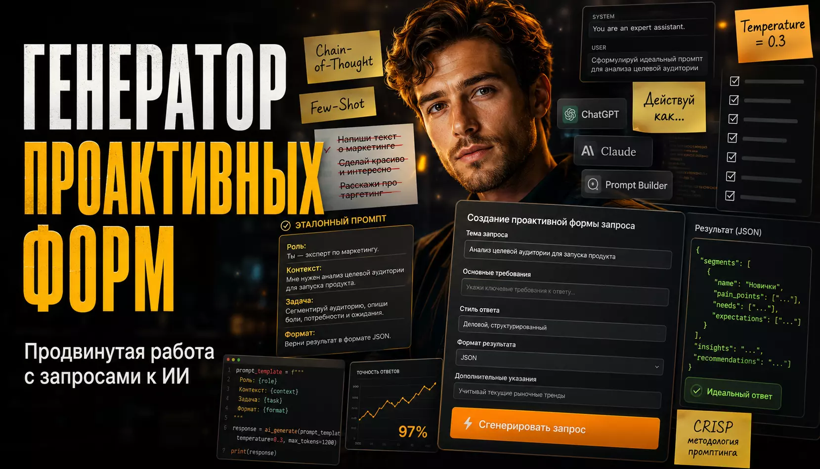 Инструкция по созданию проактивных форм продвинутых запросов к ИИ