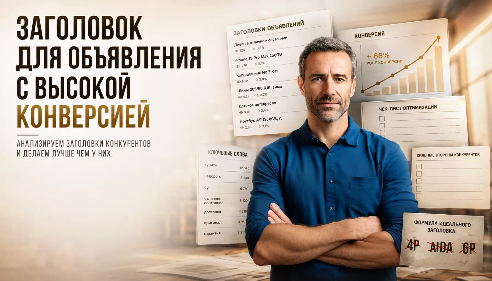 Правильный заголовок для объявления на Авито: все секреты высокой конверсии с аналитикой конкурентов